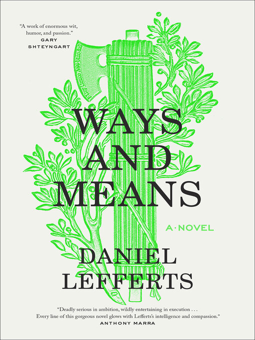 Title details for Ways and Means by Daniel Lefferts - Available